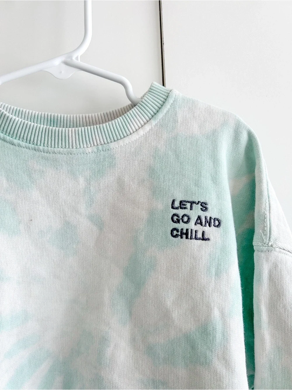 Zara Kids Tie-Dye Sweatshirt - Mint Green 